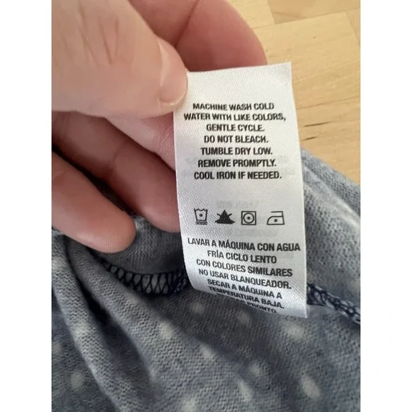 Live Love Lounge by Karen Neuburger Women's XXL‎ Soft Blue White Dot Tank Top - Picture 8 of 8